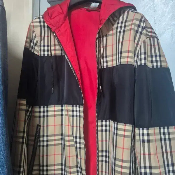 [BUNJANG] Burberry Check Pattern Windbreaker Jacket / 버버리  바람막이