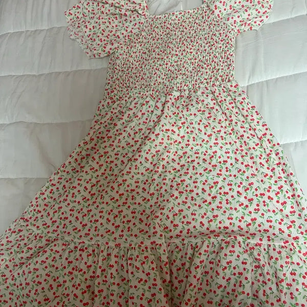 [BUNJANG] Zara Cherry Pattern Mini Dress / 자라 원피스