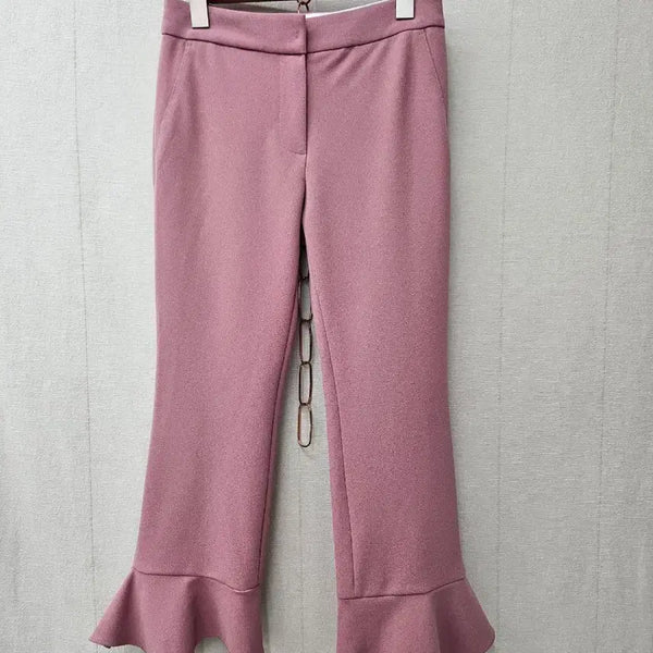 [BUNJANG] O'2nd Frill Flare Pants Size 24 / O'2nd  오즈세컨 프릴 바지 24