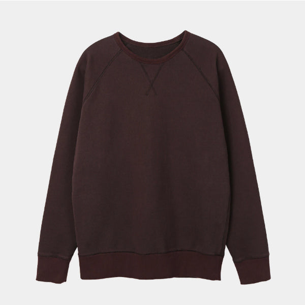 [BUNJANG] Homly Sweatshirt Burgundy / 홈리 스웻셔츠 버건디 (2)