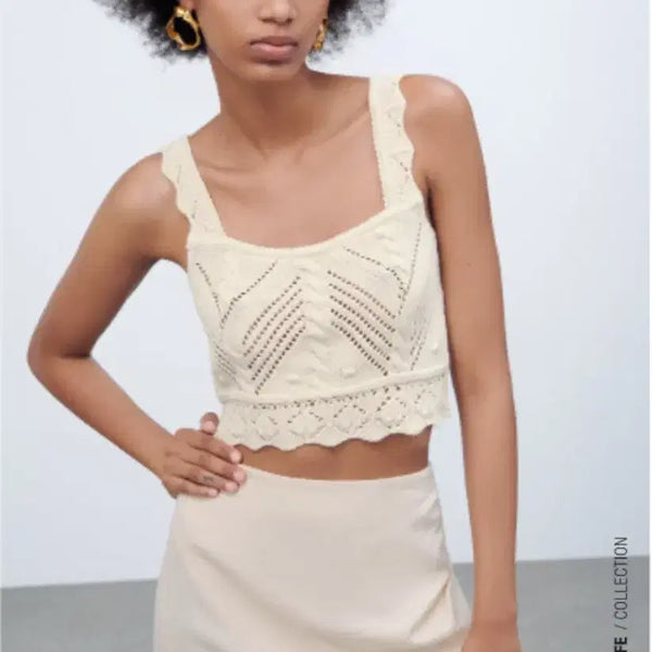 [BUNJANG] Zara Crochet Bustier Top / 자라 뷔스티에