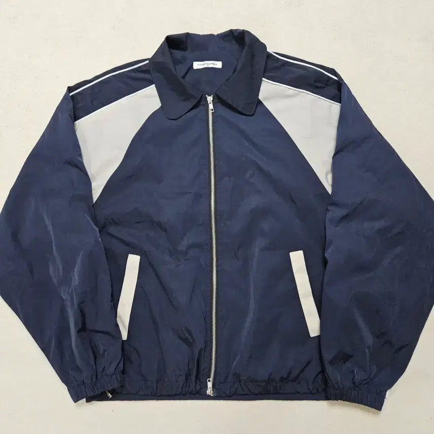 [BUNJANG] Slow Record House Nylon Piping Jacket / 슬로우레코드하우스 나일론 파이핑 자켓 급처