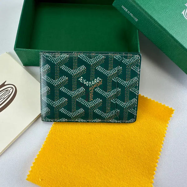 [BUNJANG] Goyard Saint Sulpice Insert Card Holder Green / [2번착용] 고야드 인서트 카드지갑 그린