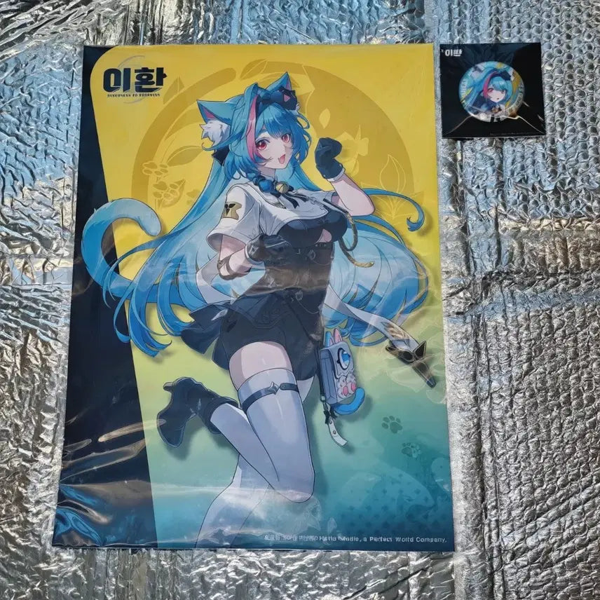 [BUNJANG] Lee Hwan Mint Large Poster / 민트 대형 포스터 홍대 오프라인 경품 굿즈 양도드립니다. 이환 NTE
