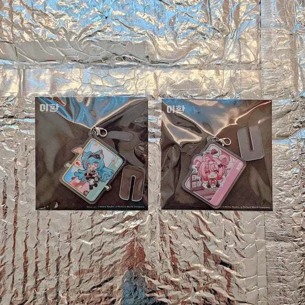 [BUNJANG] Mint+Cheese Standee Keychain Bundle Set (Unsealed) / (민트+치즈) 스탠드 키링 미개봉 일괄 양도드립니다. 이환 NTE