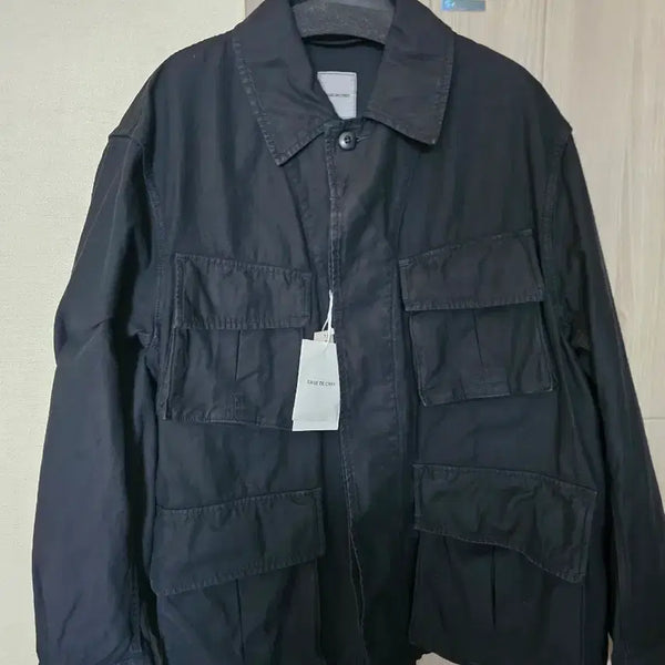 [BUNJANG] Sage de Cret Satin Fatigue Jacket Black L / 사쥬드크레 백사틴 퍼티그 자켓 블랙 L sage de cret bdu 정글