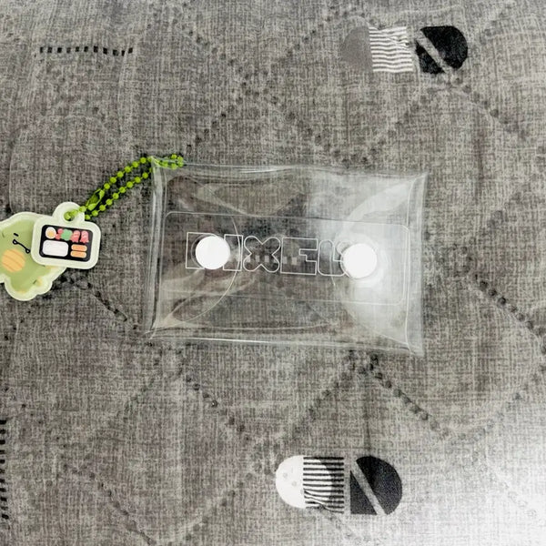 [BUNJANG] Pixelie Transparent Pouch "Dino" Squishy Charm / 픽셀리 투명 파우치 말랑키링 공룡(수수료 포함)