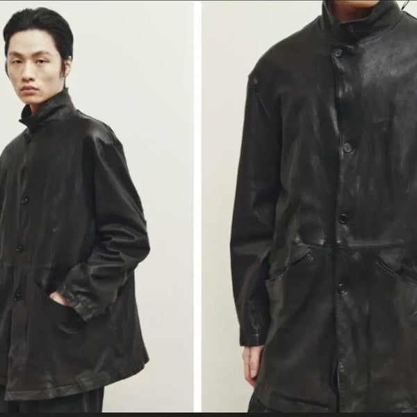 [BUNJANG] YOUTH 25SS Washed Leather Jacket M Size / 유스 25SS 워시드 레더 자켓 M사이즈