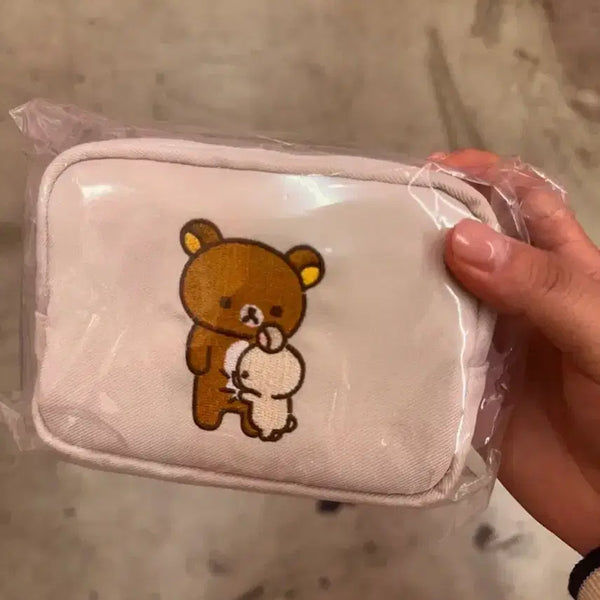 [BUNJANG] Rilakkuma Korilakkuma Square Pouch / 리락쿠마 사각 파우치 코리락쿠마 일본 정품입니다
