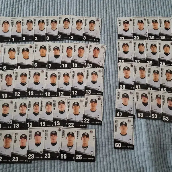 [BUNJANG] KT Wiz Baseball Card Bundle / kbo 팔도비빔면 KT위즈 카드 일괄