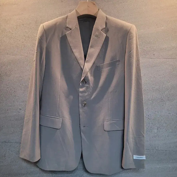[BUNJANG] Calvin Klein Beige Polyester Blend Jacket / Calvin Klein 베이지 자켓.미착.