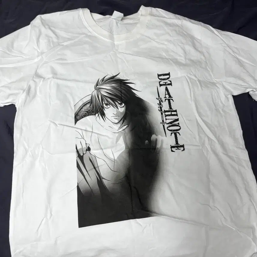 [BUNJANG] TUNIC Death Note Short Sleeve T-Shirt - Large / 데스노트 투니크 반팔 티셔츠 L