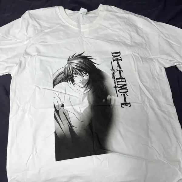 [BUNJANG] TUNIC Death Note Short Sleeve T-Shirt - Large / 데스노트 투니크 반팔 티셔츠 L