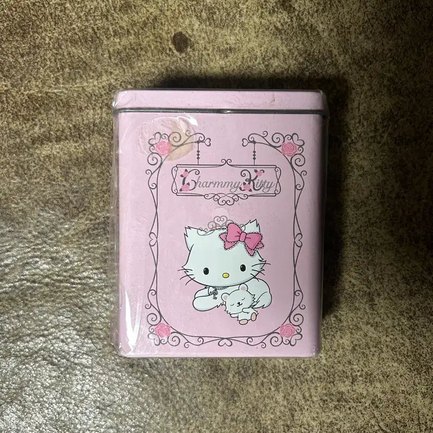 [BUNJANG] Charmmy Kitty Vintage Tin Case Memo Pad / 챠미 키티 고전 틴케이스 메모지