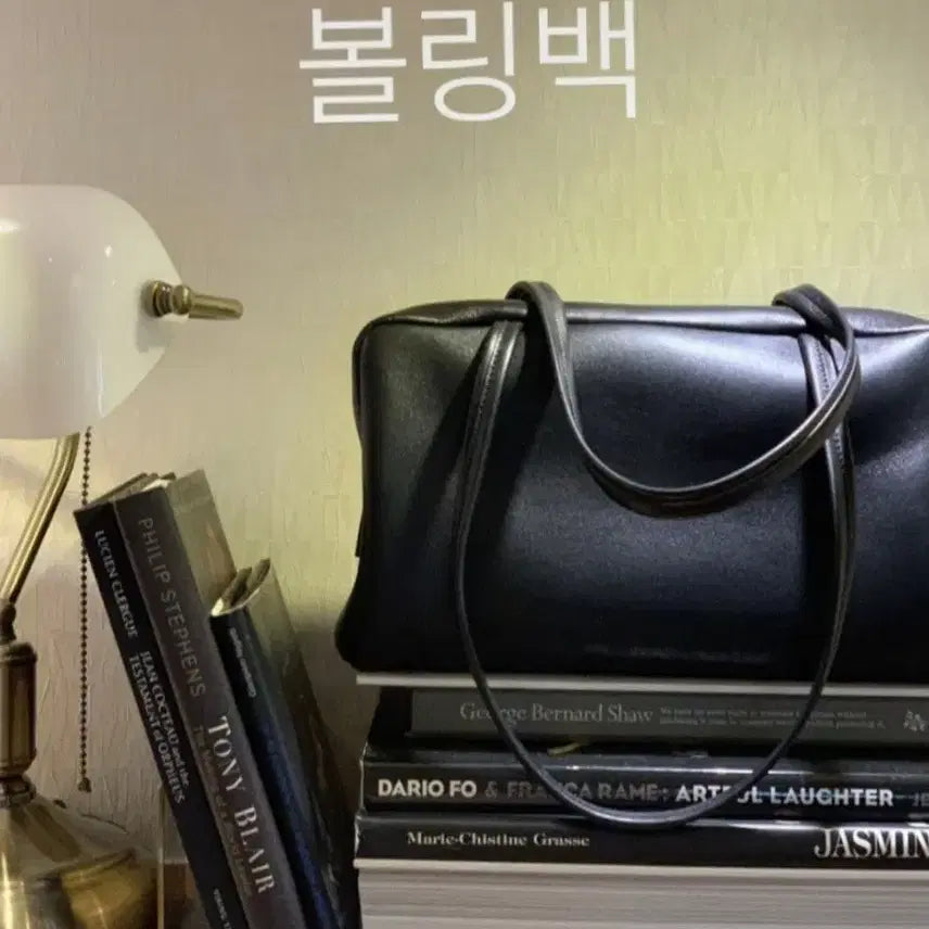 [BUNJANG] Luxury Lambskin Bowling Bag with Classic Design / 볼링백