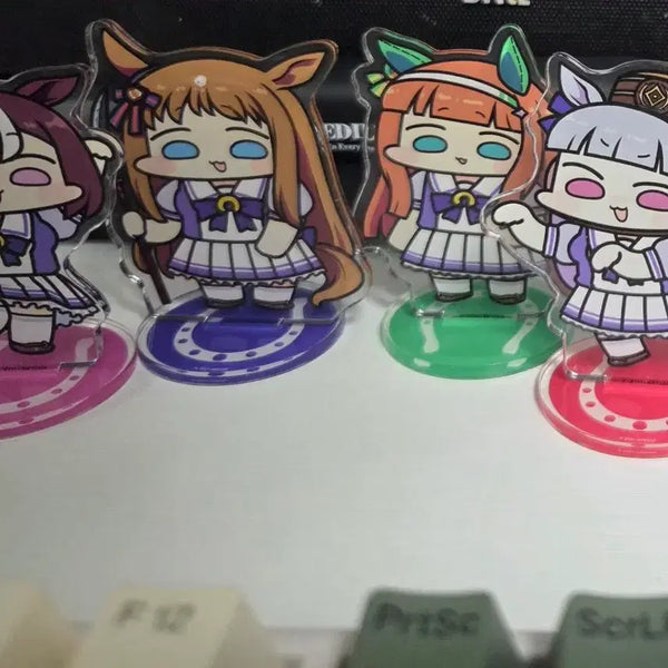 [BUNJANG] Uma Musume Acrylic Stand Set (4 Types) / 우마무스메 아크릴 스탠드 4종 세트