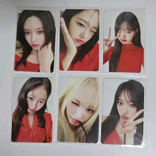 [BUNJANG] IVE Papa John's Photocard Bundle Set / 아이브 파파존스 포토카드 6장 일괄