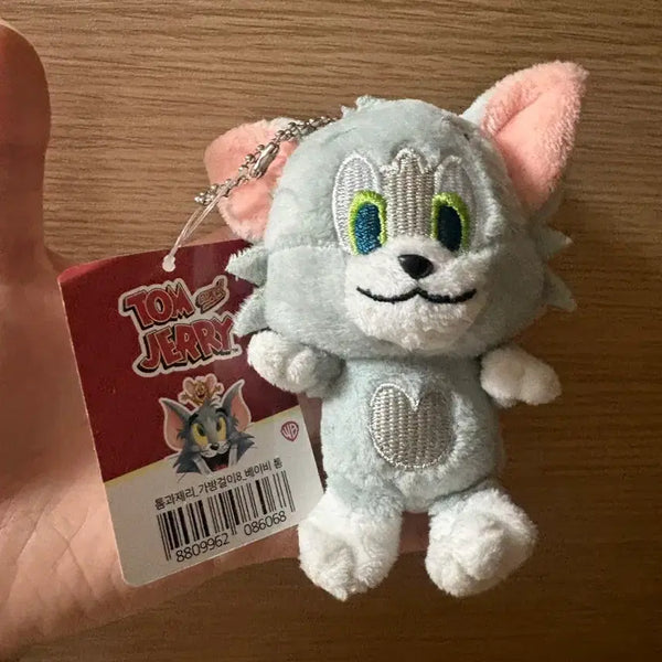 [BUNJANG] Tom and Jerry Plush Keychain / 톰과 제리 봉제 인형 열쇠고리