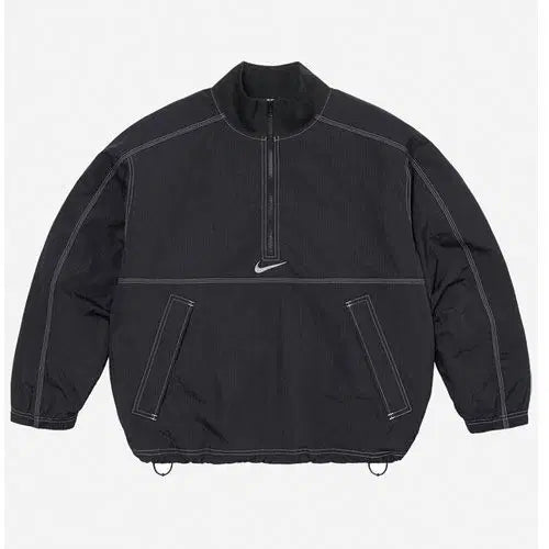 [BUNJANG] Supreme x Nike Ripstop Pullover Black L / 슈프림 x 나이키 립스탑 풀오버 블랙 L