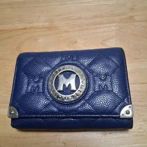 [BUNJANG] Meticity Genuine Leather Bifold Wallet / 메트로시티 소가죽 반지갑 정품 사이즈 15**10 디자인강추 실착별로