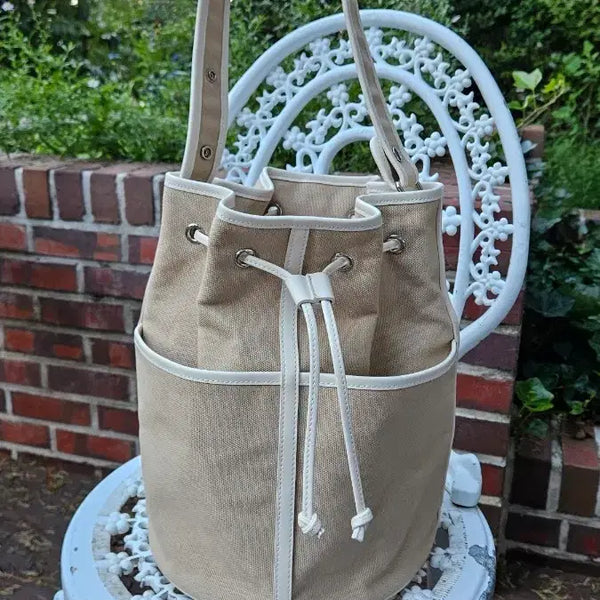 [BUNJANG] Yeongli Yeongli Canvas Bucket Bag / 영리영리 가방