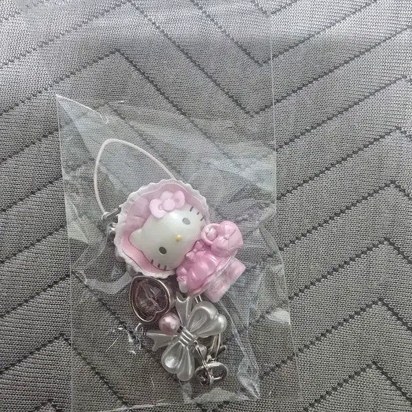 [BUNJANG] Hello Kitty Angel Devil Strap Lolita Accessory / 헬로키티 천사악마 스트랩 로리타