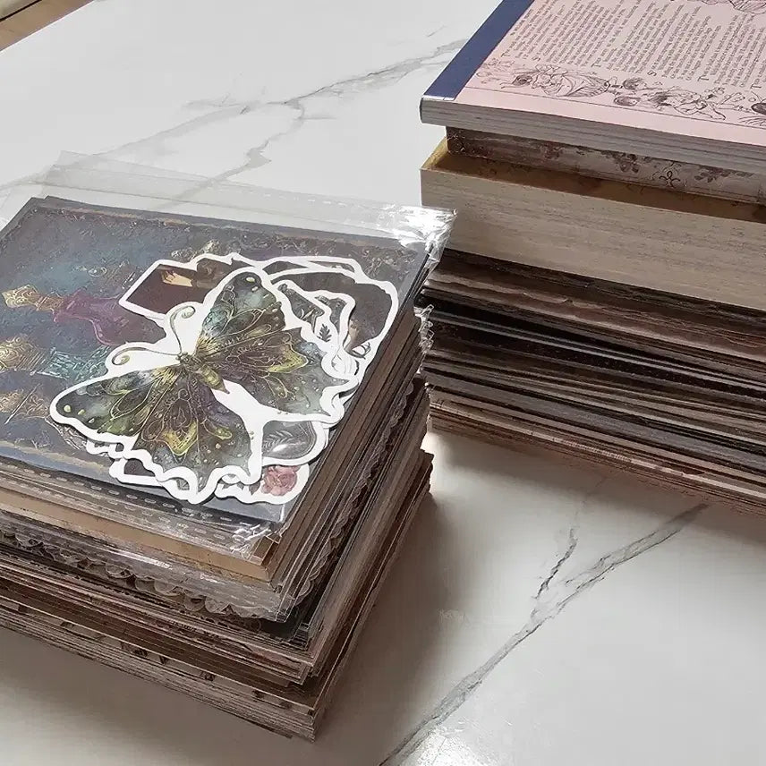 [BUNJANG] Vintage Background Paper Bundle / 빈티지 배경지 일괄