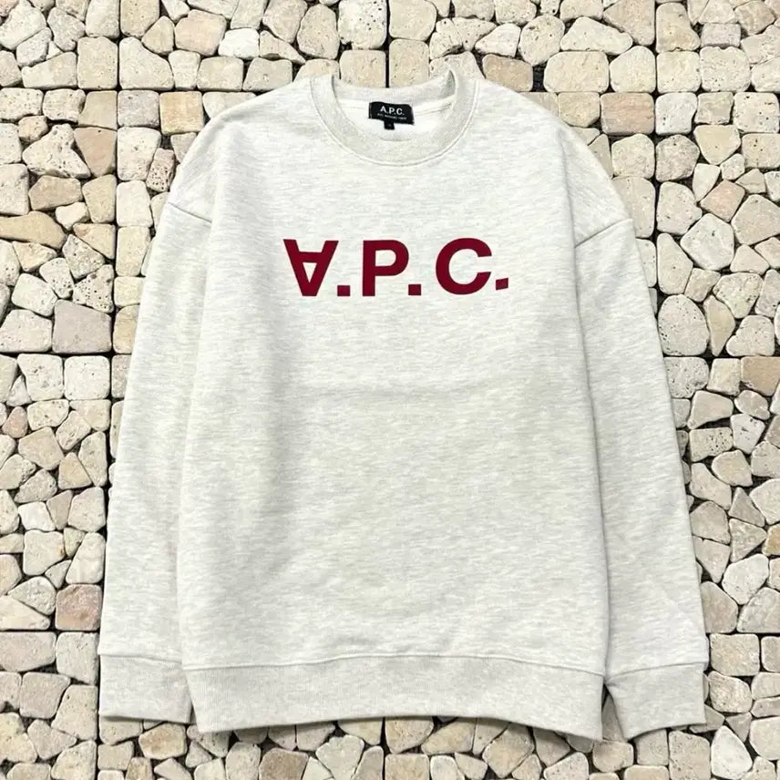 [BUNJANG] A.P.C. Sweatshirt Melange Grey Size M / A.P.C. 아페쎄 맨투맨