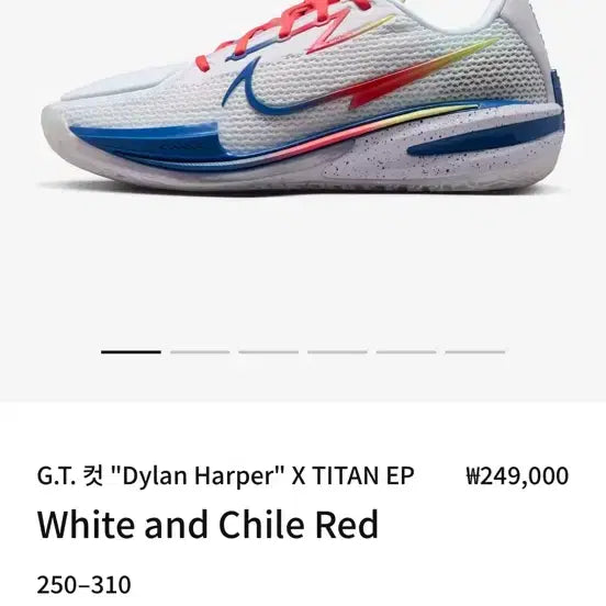 [BUNJANG] Nike GT Cut 1 Dylan Harper White New / Gt cut 1 딜런 하퍼 화이트 새상품 교환 및 판매