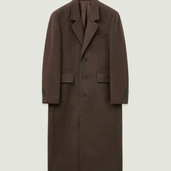 [BUNJANG]  Elwood Grey Whale Coat Brown Size 46 / 엘무드 그레이웨일 브라운 46 사이즈 판매합니다