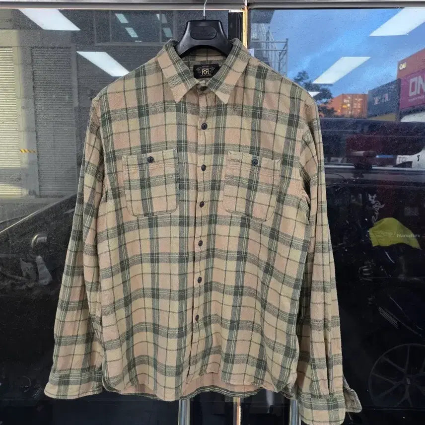 [BUNJANG] RRL Checked Flannel Shirt / RRL 체크 플란넬 셔츠