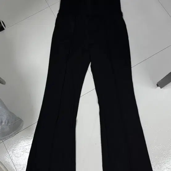 [BUNJANG] Black Bootcut Leggings Pants / 블랙 부츠컷 레깅스 팬츠