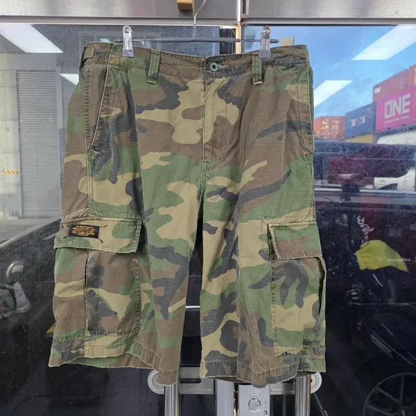 [BUNJANG] Polo Jeans Camouflage Cargo Shorts / 폴로 진스 카모플라쥬 카고 반바지