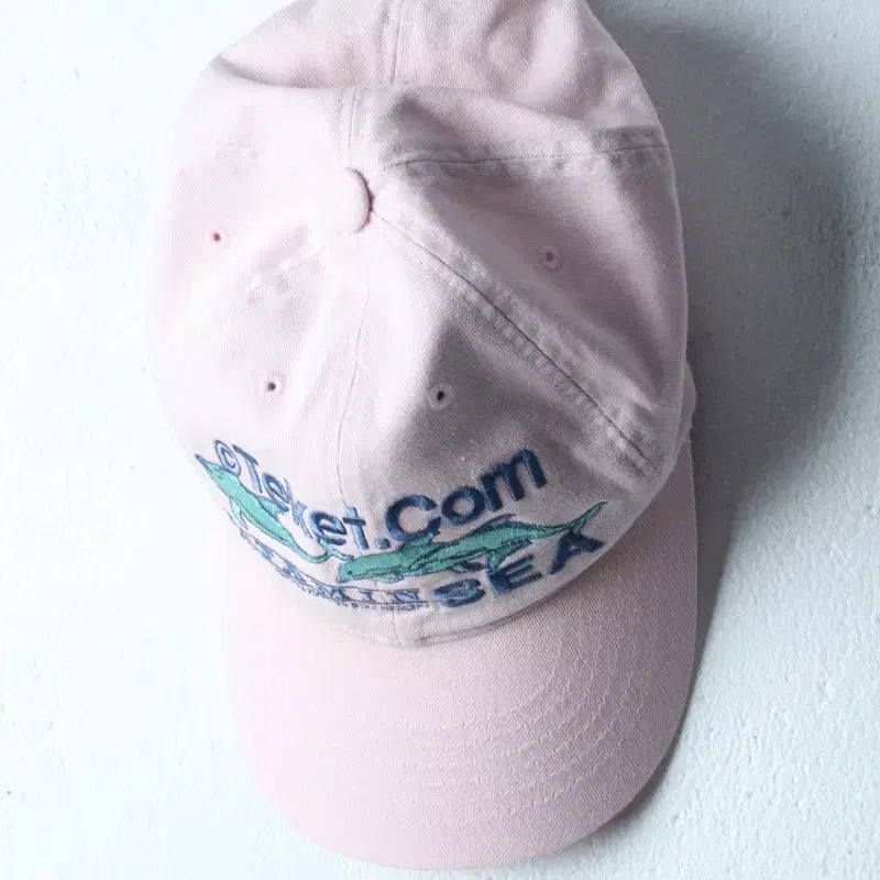 [BUNJANG] Y2K Pastel Cotton Ball Cap / (F) 테켓 모자 핑크 파스텔 Y2K 볼캡 코튼 면-A10371