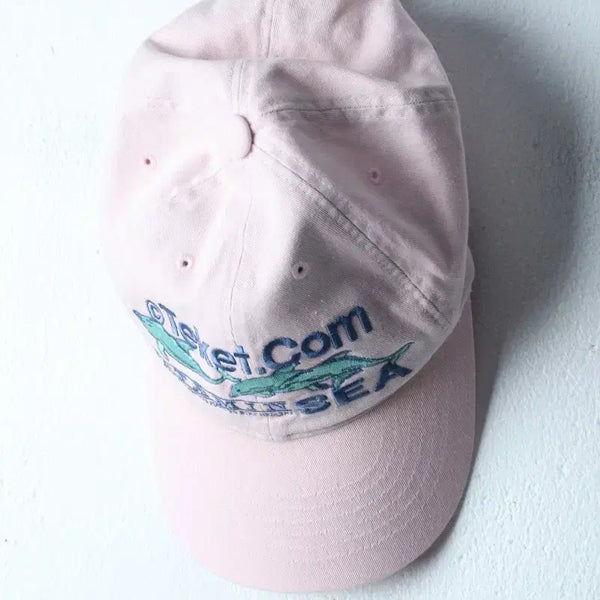 [BUNJANG] Y2K Pastel Cotton Ball Cap / (F) 테켓 모자 핑크 파스텔 Y2K 볼캡 코튼 면-A10371