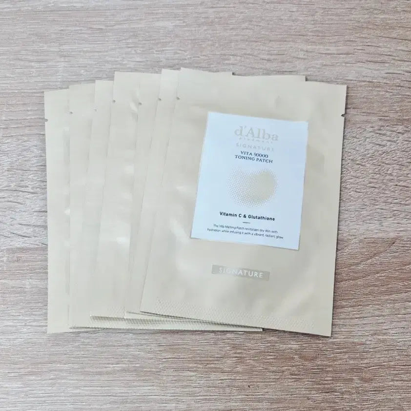 [BUNJANG] D'Alba Vita 50000 Toning Patch Set / 달바 비타 50000 토닝 패치(새상품)