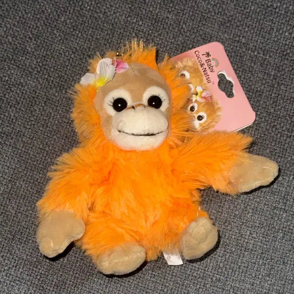 [BUNJANG] Coco & Nuts Orangutan Plush Toy Orange / 베이비 코코앤 나츠 오랑우탄 봉제인형 오렌지