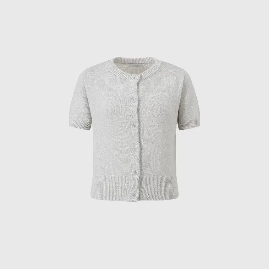 [BUNJANG] Aisle Pearl Sequence Half Cardigan / aisle 펄 시퀀 하프 가디건