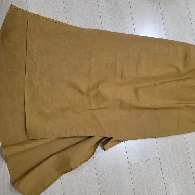 [BUNJANG] TIME Linen Side Slit Long Skirt / 타임 린넨 옆슬릿 스커트