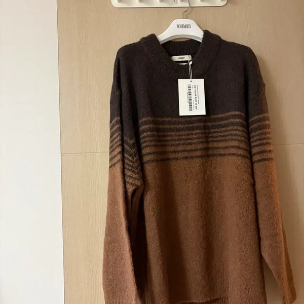 [BUNJANG] Dainnit Loose Fit Knit Brown / 다이닛 루즈핏 니트 (새상품)