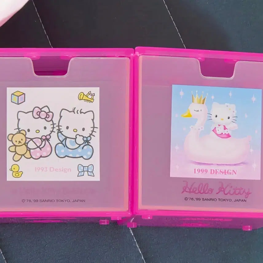 [BUNJANG] Classic Hello Kitty Stackable Storage Box / 고전 키티 적층형 수납함