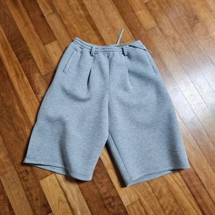 [BUNJANG] Comien Panel Bermuda Pants Mélange Grey / 카미엔 패널 버뮤다팬츠 멜란지 그레이
