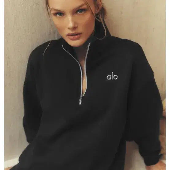 [BUNJANG] Alo Yoga Accolade 1/4 Zip Pullover / 알로 요가 어콜레이드 1/4 집 풀오버(새상품)