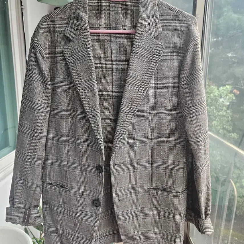 [BUNJANG] SPAO Check Pattern Jacket / 스파오 체크 무늬