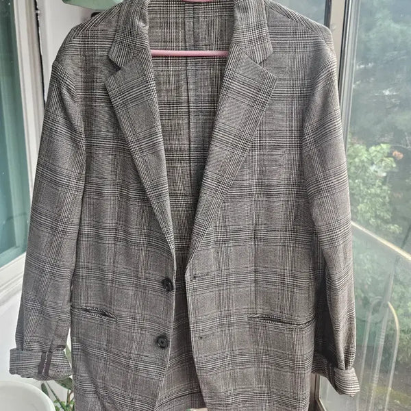 [BUNJANG] SPAO Check Pattern Jacket / 스파오 체크 무늬