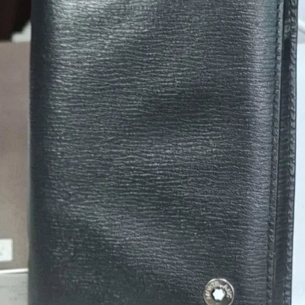 [BUNJANG] Montblanc Card Holder Black Leather / 몽블랑 카드지갑 블랙