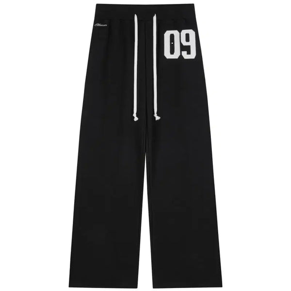 [BUNJANG] Clishere 09 Numbering Pants Black / 클리시어 09 넘버링 팬츠 블랙(새상품)
