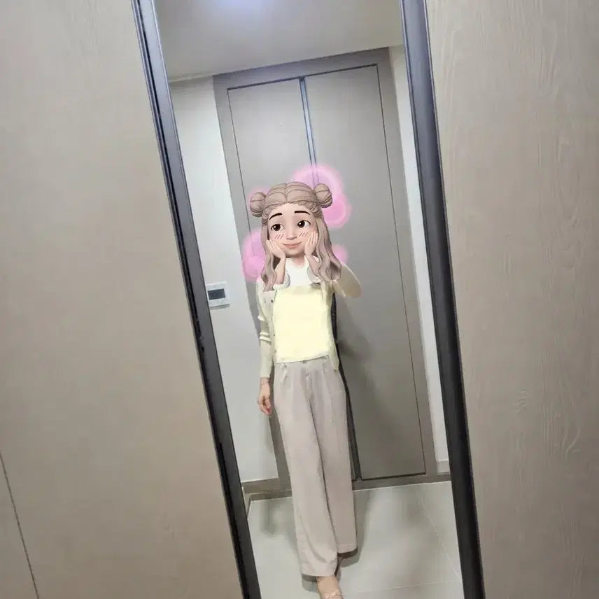 [BUNJANG] Cream Beige Slacks / 크림베이지슬렉스