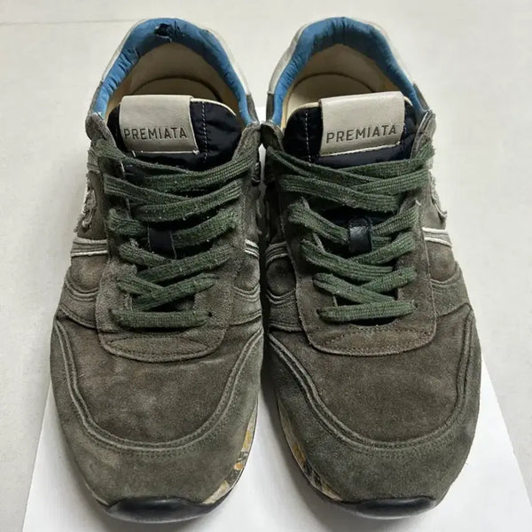 [BUNJANG] Premiata Sneakers Khaki Size 43 / 프리미아타 스니커즈 카키 43사이즈