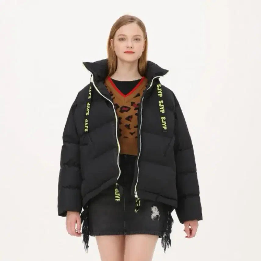 [BUNJANG] SJYP Goose Short Padding Jacket / (Xs)SJYP 구스 숏패딩